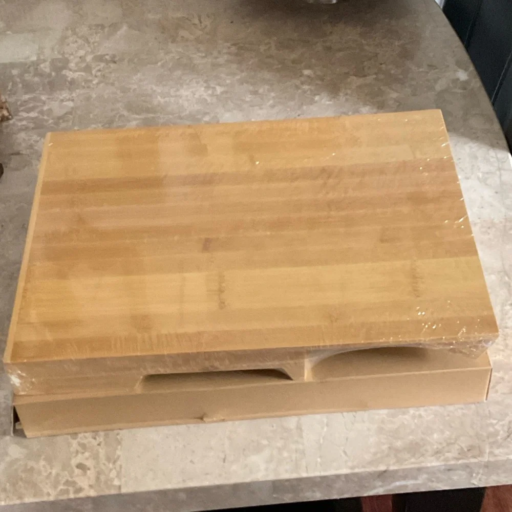 Bamboo Knife Block Organizer From Helios